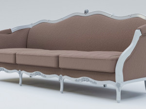 louis xv sofa 3D 模型
