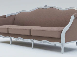 louis xv sofa 3D Model