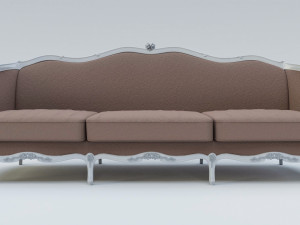 louis xv sofa 3D 模型