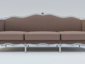 louis xv sofa 3D Model