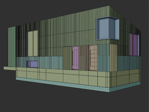 Houseboat 1A 3D Model
