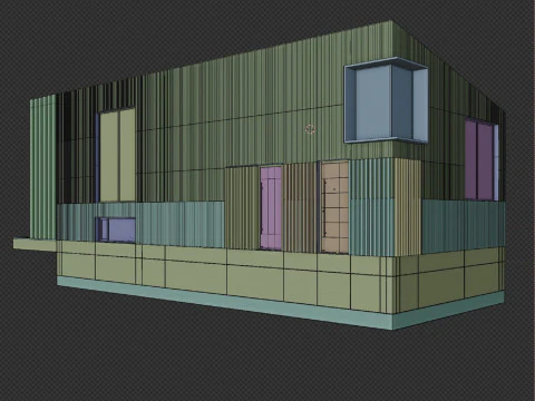 Houseboat 1A 3D Model