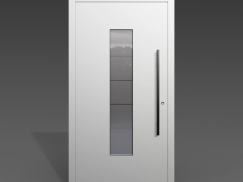 Modern Front Door Set 3D Модель