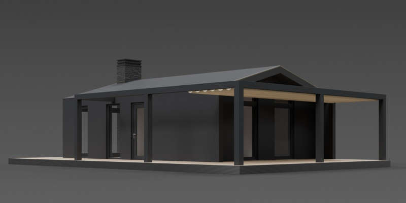 Shadowline Pavilion 3D Modell .c4d .max .obj .3ds .fbx .stl .blend