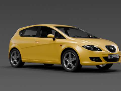 Seat Leon 2008 FR Modelo 3D