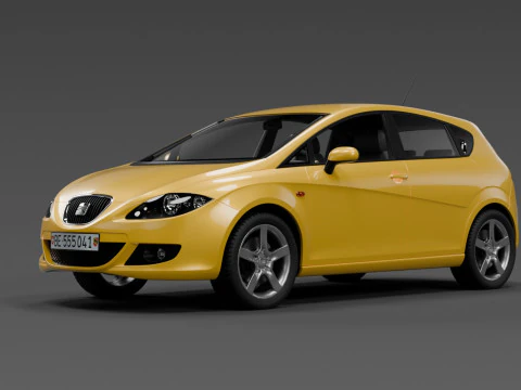 Seat Leon 2008 FR 3D Model