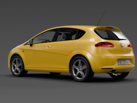 Seat Leon 2008 FR 3D Model