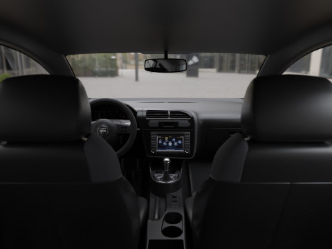 Seat Leon 2008 FR Modelo 3D