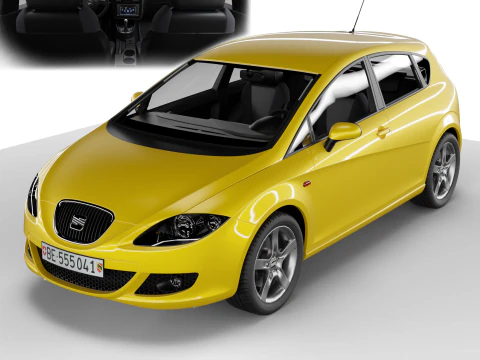 Seat Leon 2008 FR 3D Model