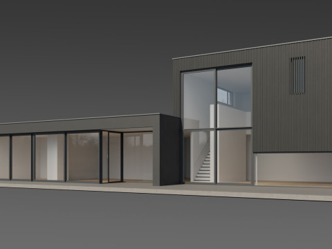 Dutch modern house 3D 모델