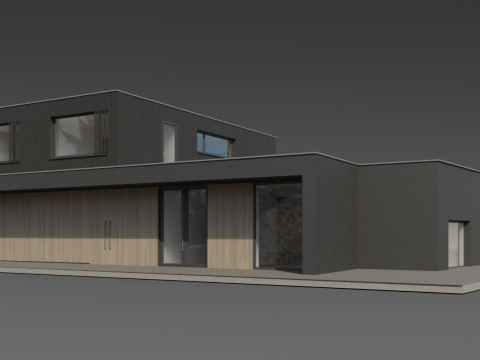 Dutch modern house 3D 모델