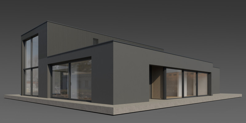 Nordic home 3D Model .c4d .max .obj .3ds .fbx .stl .blend 