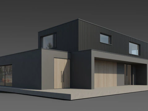 Nordic home 3D Model