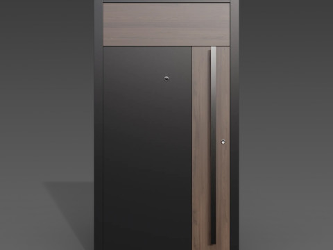 Modern Front Door Collection Modello 3D