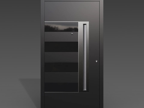 Modern Front Door Collection Modello 3D