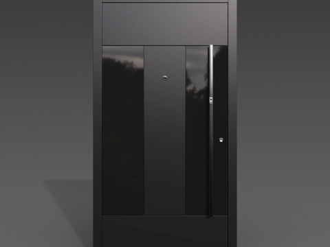 Modern Front Door Collection Modello 3D