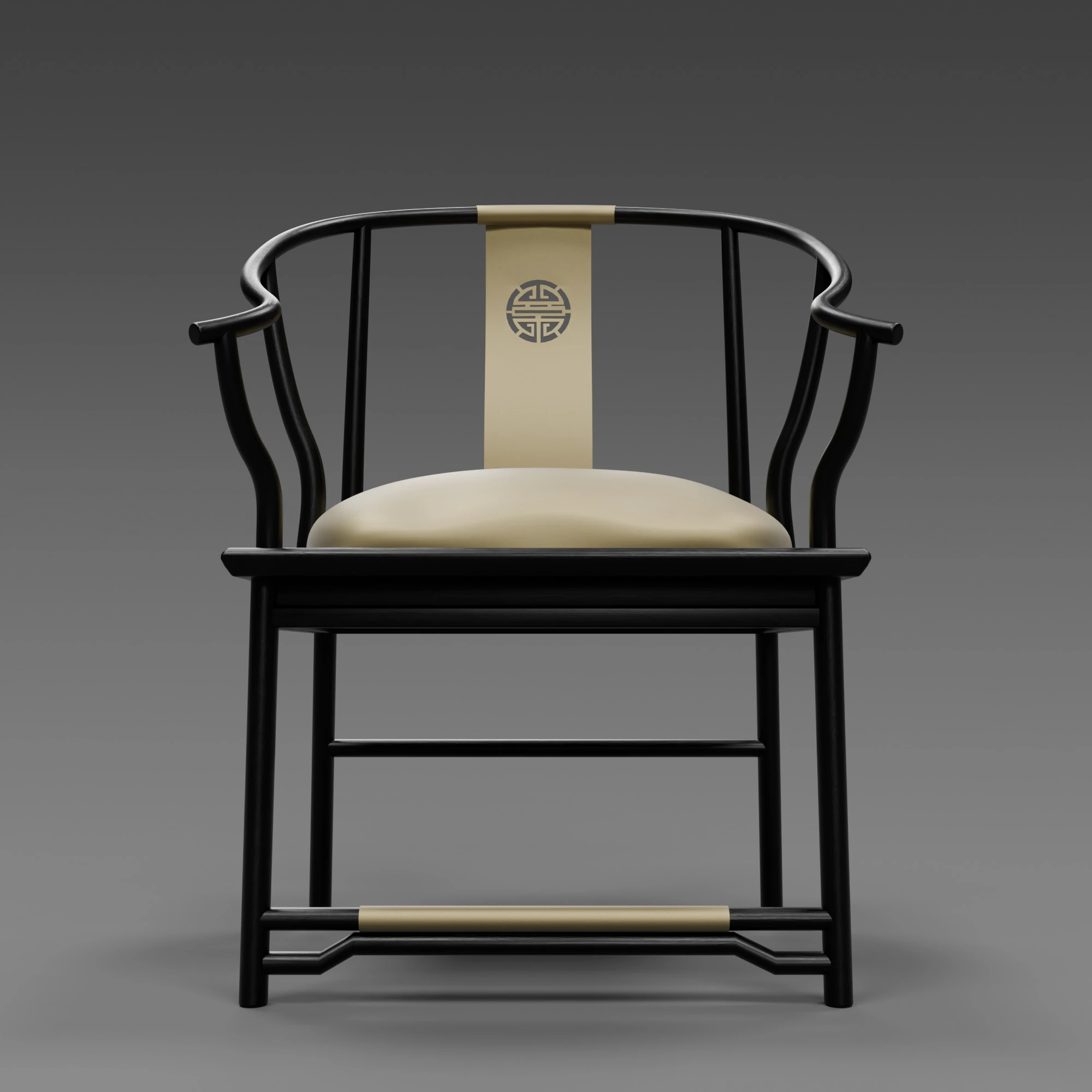 М'яке крісло Indochine 3D Модель .c4d .max .obj .3ds .fbx .stl .blend 