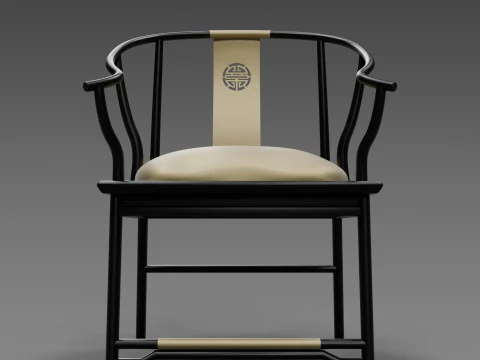 М'яке крісло Indochine 3D Модель