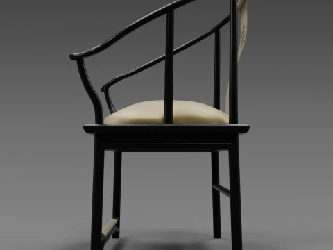 М'яке крісло Indochine 3D Модель