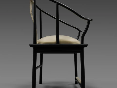 М'яке крісло Indochine 3D Модель