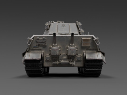 Panzerkampfwagen Tiger Ausf B 3D Model