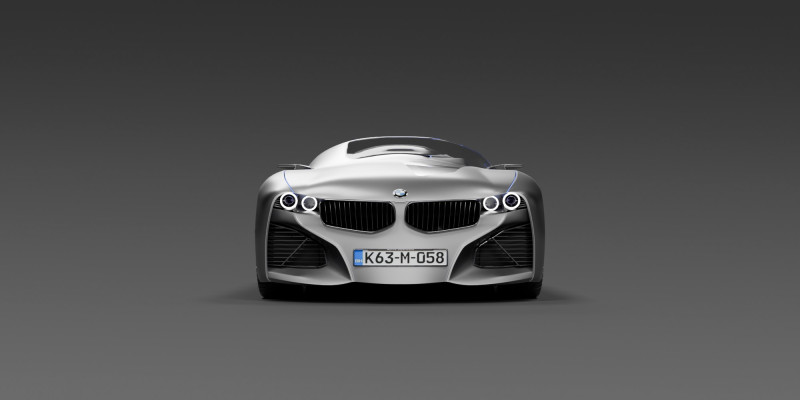 Vision Connected Drive car Modello 3D .c4d .max .obj .3ds .fbx .stl .blend