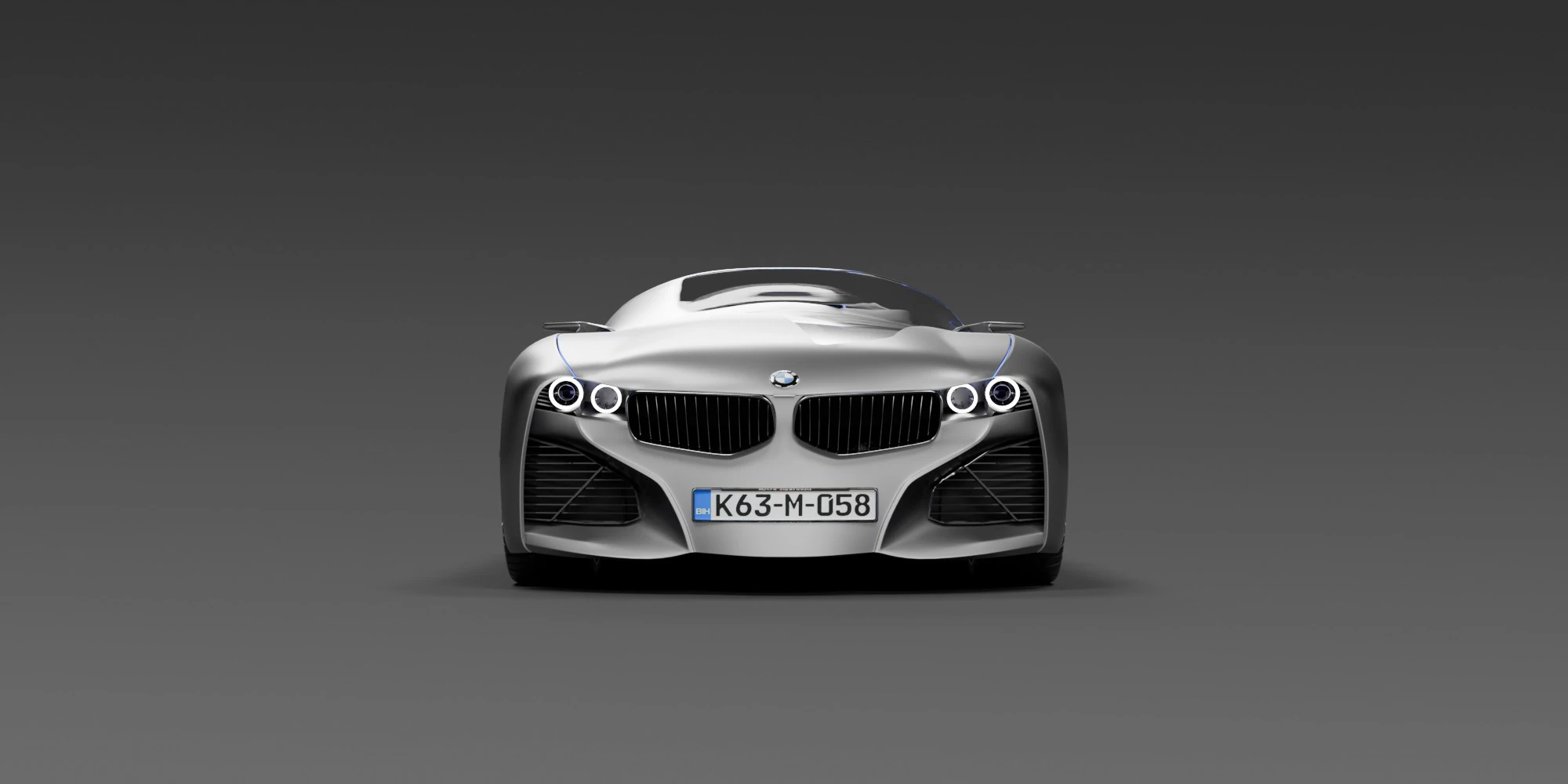 Vision Connected Drive car 3D Model .c4d .max .obj .3ds .fbx .stl .blend 