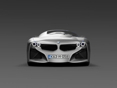 Автомобіль Vision Connected Drive 3D Модель