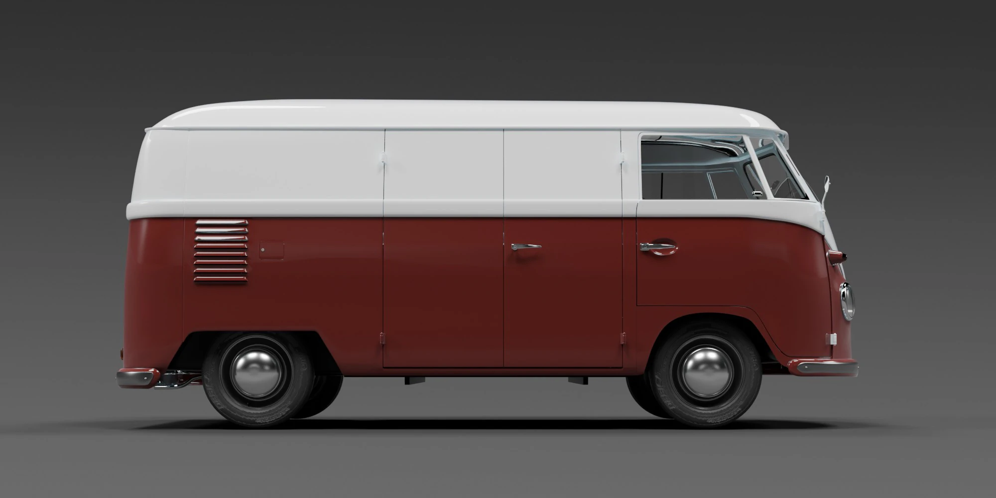 Volkswagen Type 2 3D Model .c4d .max .obj .3ds .fbx .stl .blend 