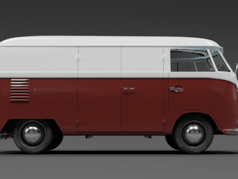 Volkswagen Type 2 3D 모델
