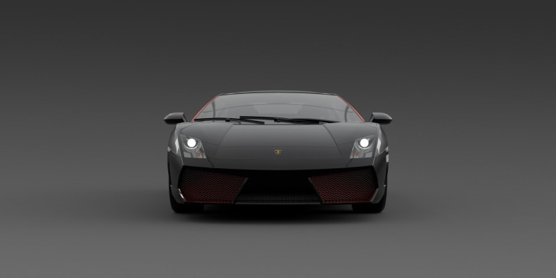 Gallardo LP560-4 Superleggera 3D Модель .c4d .max .obj .3ds .fbx .stl .blend 