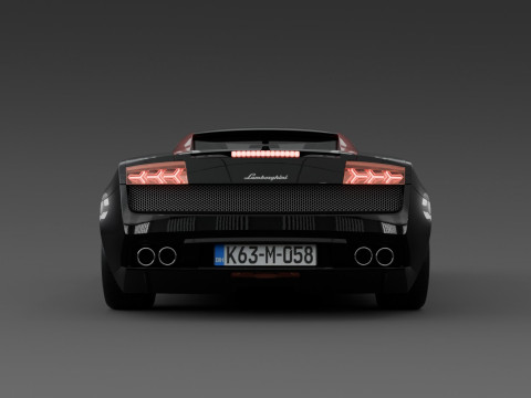 Gallardo LP560-4 Superleggera 3D Модель