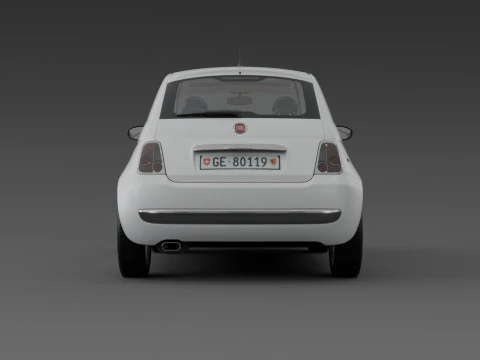 Fiat 500 3D Model