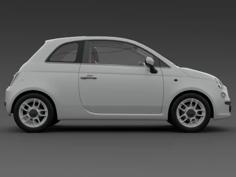Fiat 500 3D Model