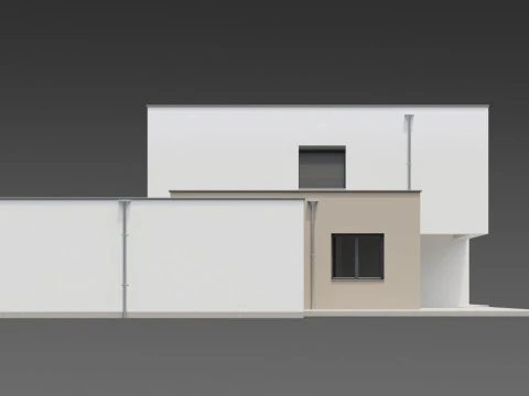 Moderna residenza duplex Modello 3D