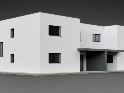 Duplex house Amlach 3D Model