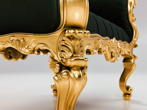 阿布索洛姆·罗什长凳 3D 模型