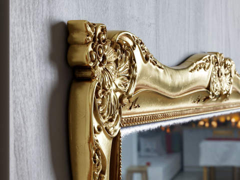 Specchio barocco dorato Modello 3D