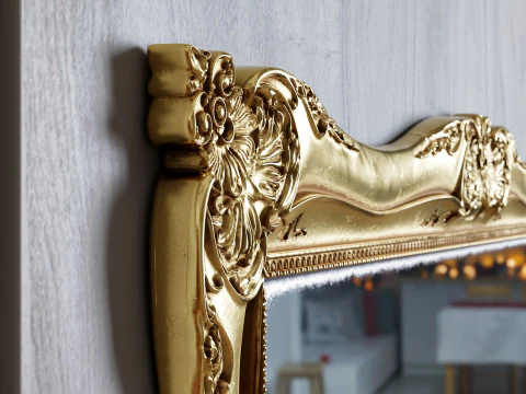 Baroque Gold Mirror 3D Model