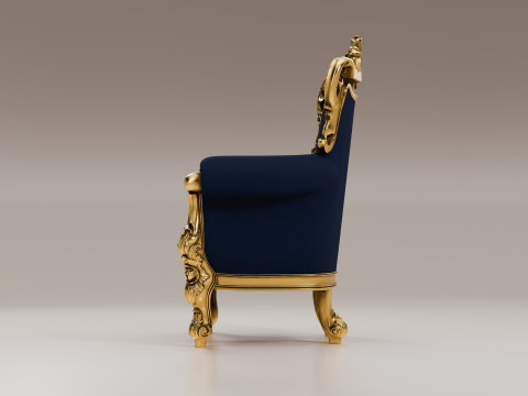 贝洛尼扶手椅 3D 模型