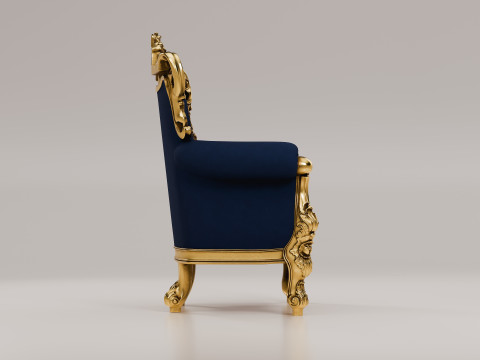 贝洛尼扶手椅 3D 模型