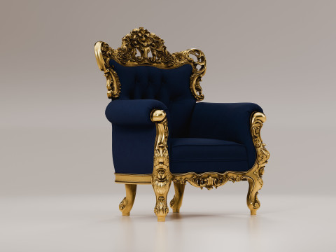 贝洛尼扶手椅 3D 模型