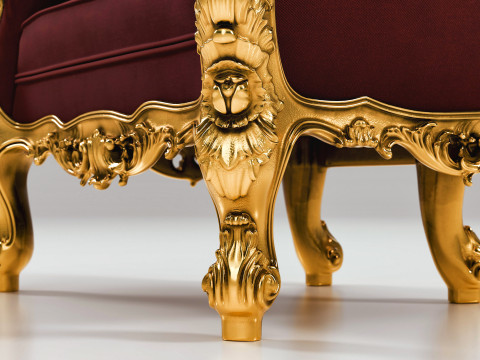 King-Sessel 3D Modell