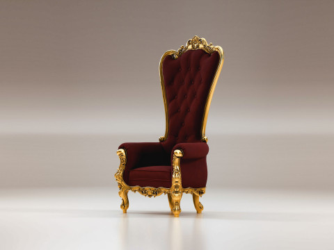 King-Sessel 3D Modell