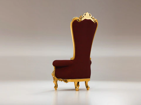 King Armchair 3D Model