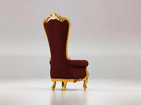 King Armchair 3D Model