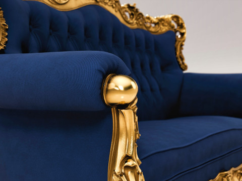 ベッローニソファ 3Dモデル