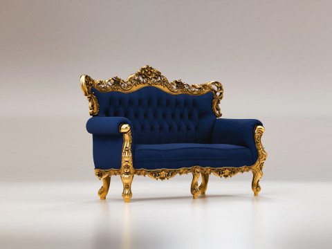 ベッローニソファ 3Dモデル