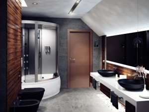 modern bathroom 3D 모델