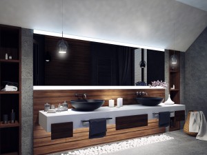 modern bathroom 3Dモデル
